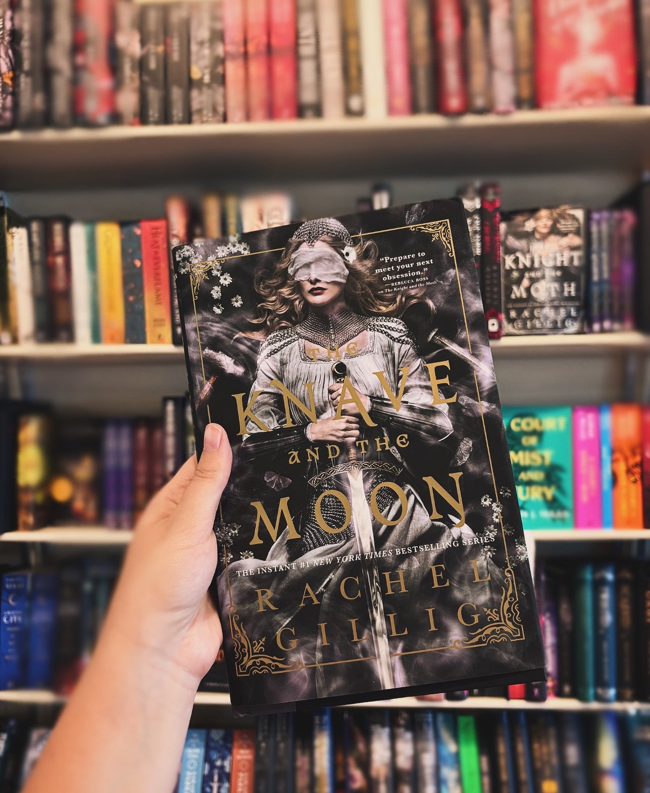 You know this story Bartholomew&hellip;🦇🗡️

Yesterday the gorgeous hardcover of THE KNAVE AND THE MOON released! ✨

Have you read THE KNIGHT AND THE MOTH? If you haven&rsquo;t, you need to come in and grab both for a binge read.

#theknightandthemo