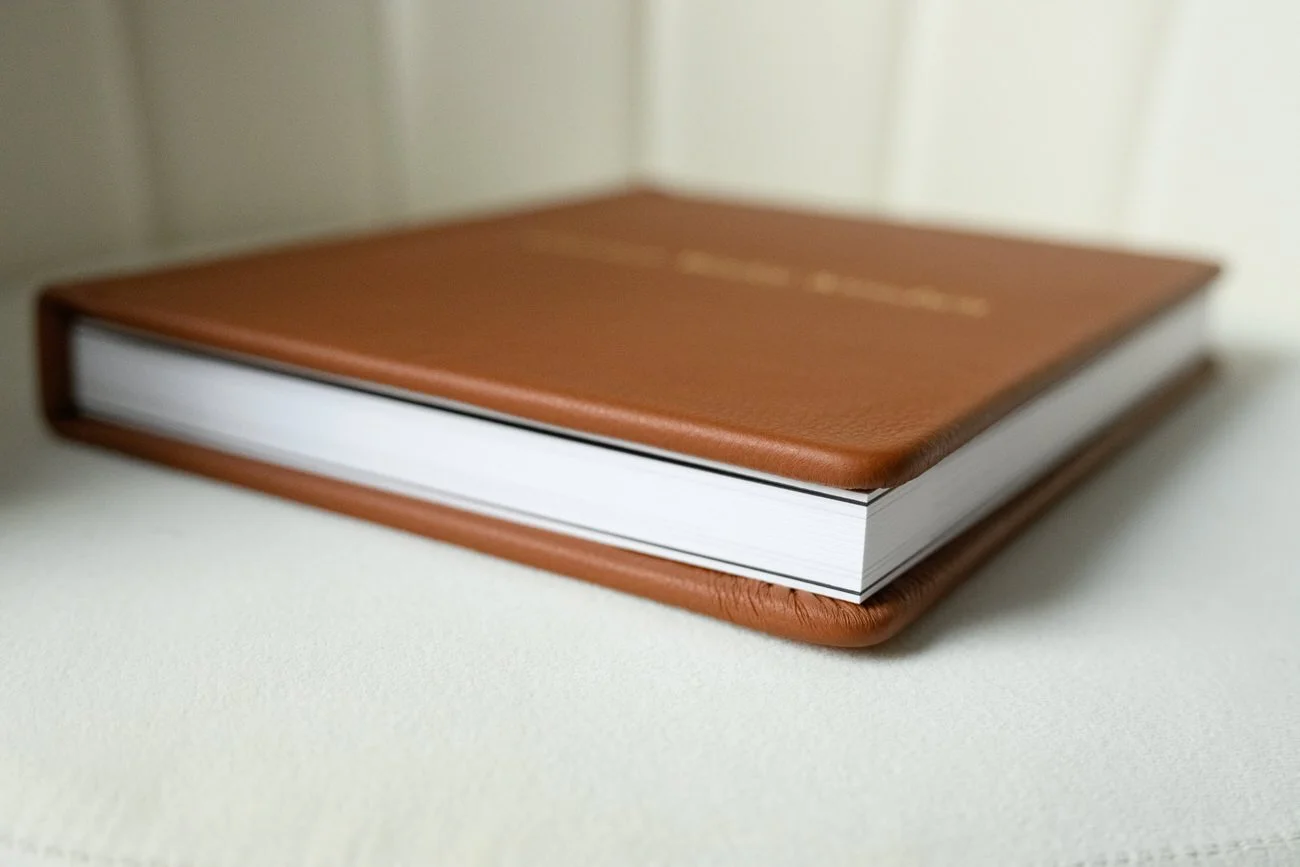 Leather Album with Debossing on Album