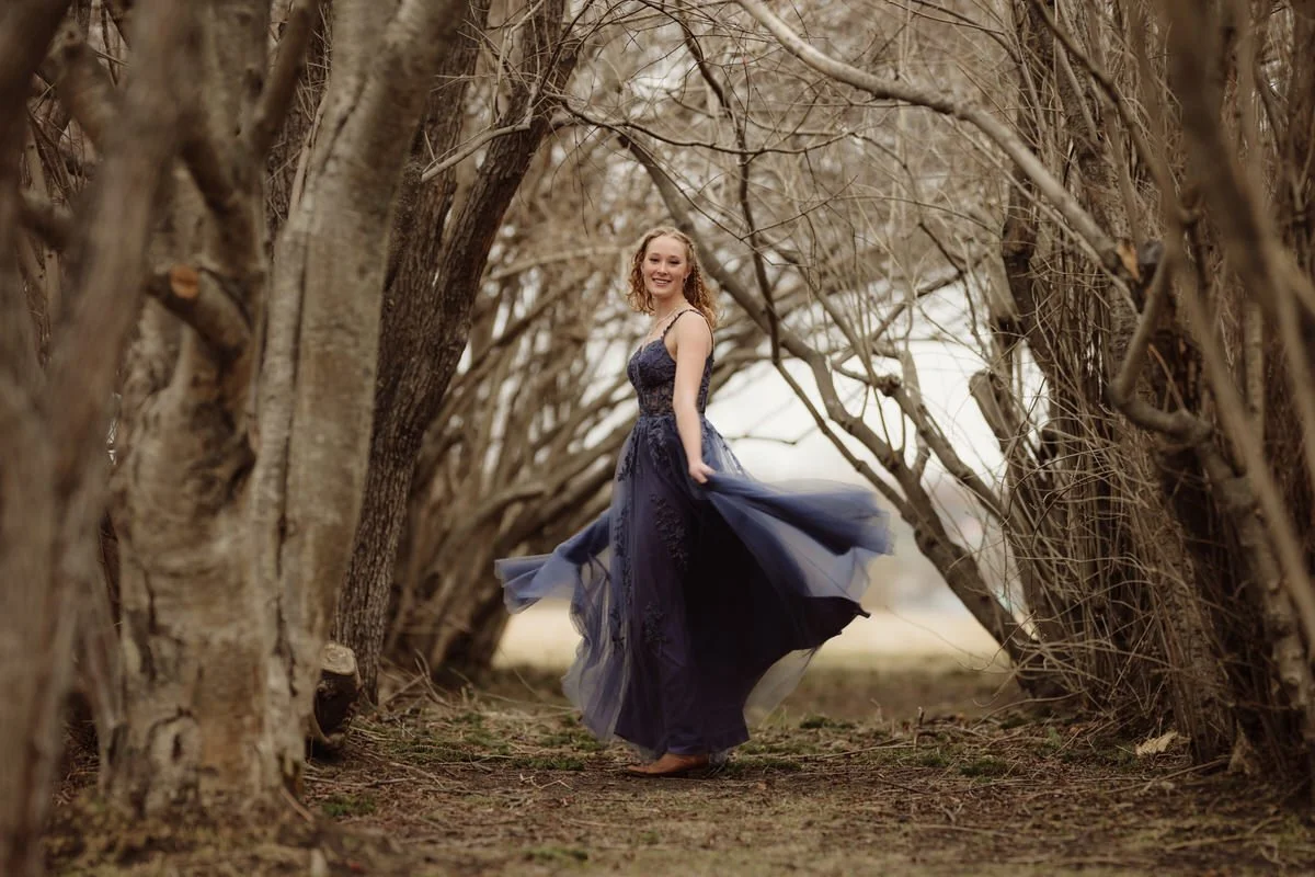 Where the Lilacs Sleep - Alaska High School Senior Portrait Photographer