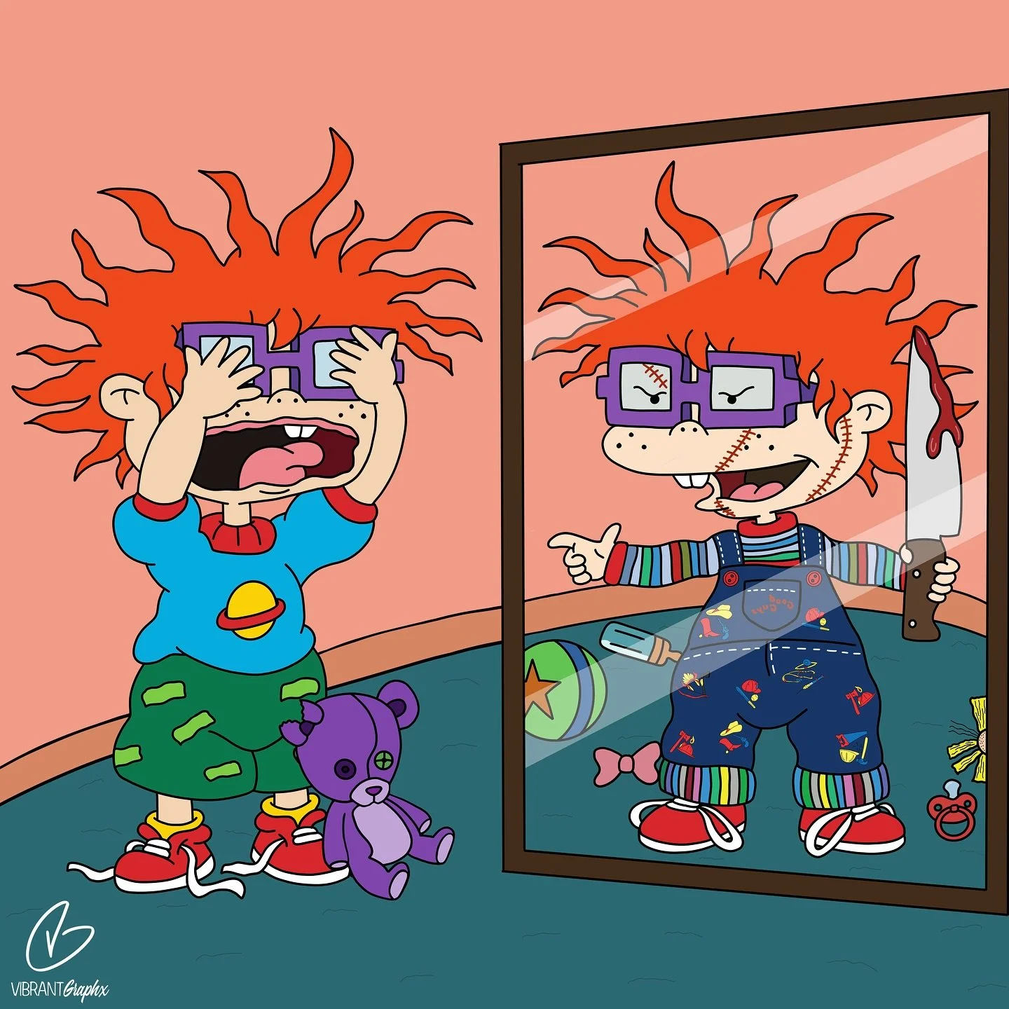 Playtime: Chucky vs Chuckie
#digitalart #rugrats #childsplay #mashup