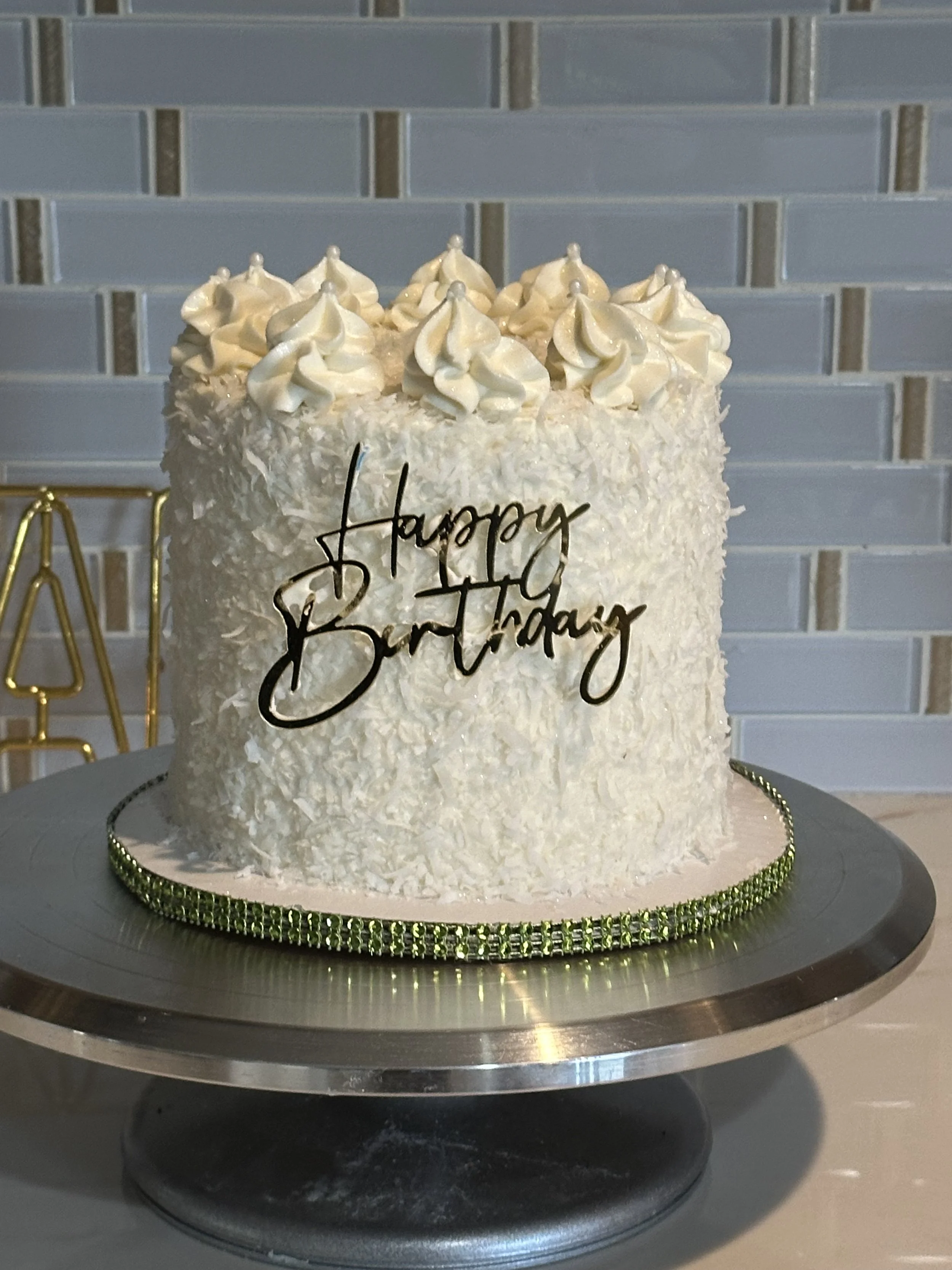Luxury Coconut Celebration Cake