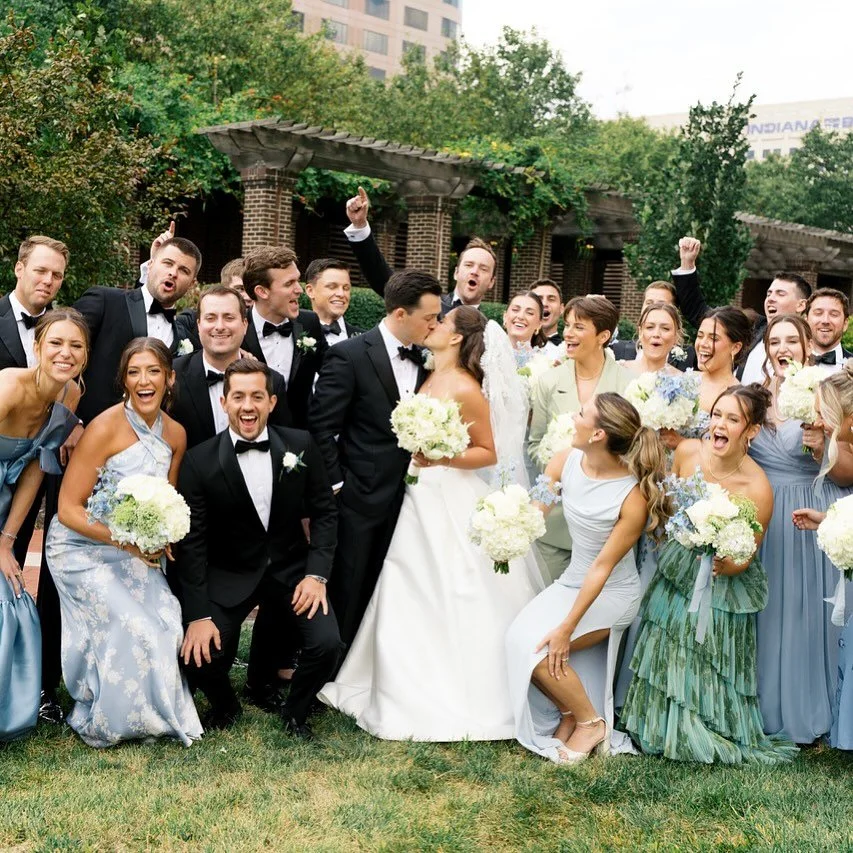 Maddie and Peter&rsquo;s bridal party brought so much style and even more energy on this September day. ✨✨✨and it was one we will never forget!😍

📷: @courtneysinclairphoto 

#indianapolisweddingplanner #weddings #indianaploiswedding #columbiaclubwe
