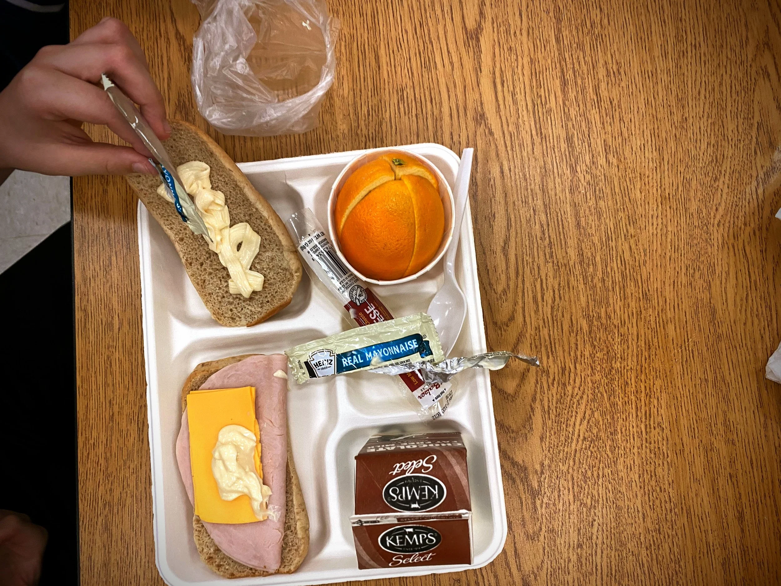 School lunch says a lot about class