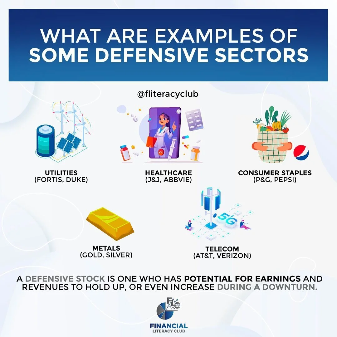 During economic declines &mdash;such as the COVID-19 pandemic 😷 for example&mdash; holding defensive stocks can help to minimize risk and cut your losses. 📊Defensive sectors are crucial to having a diversified portfolio. 📈