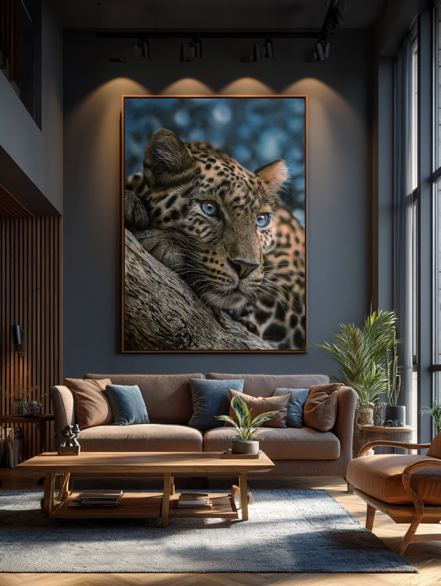 Blue eyed Leopard-framed-b.jpg