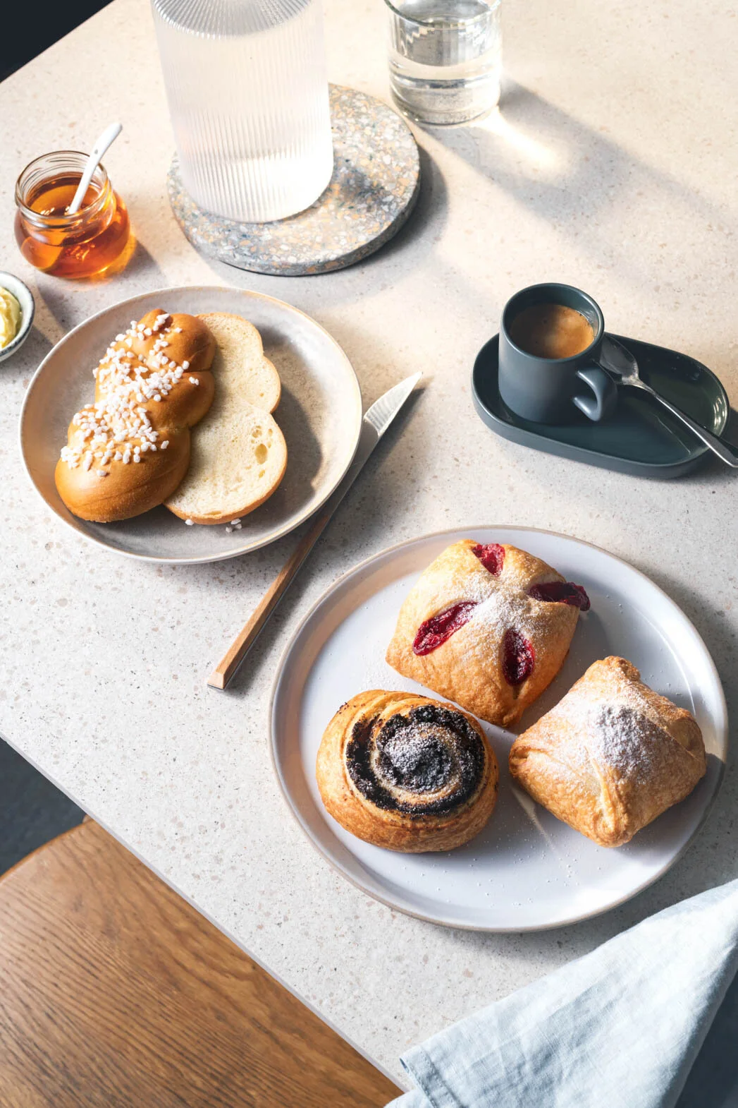 Food-Fotografie – Gebäck und Kaffee, Studio Wien