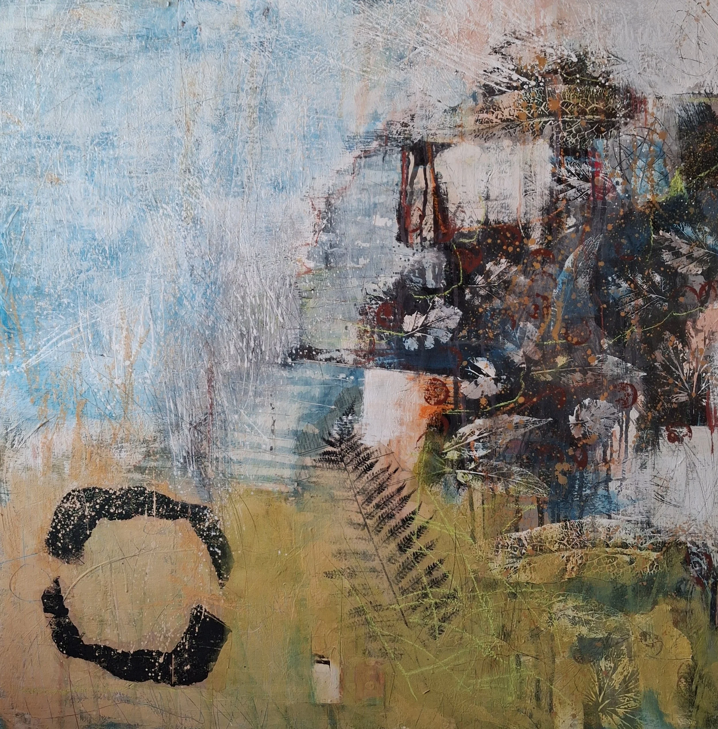 back away from the painting….