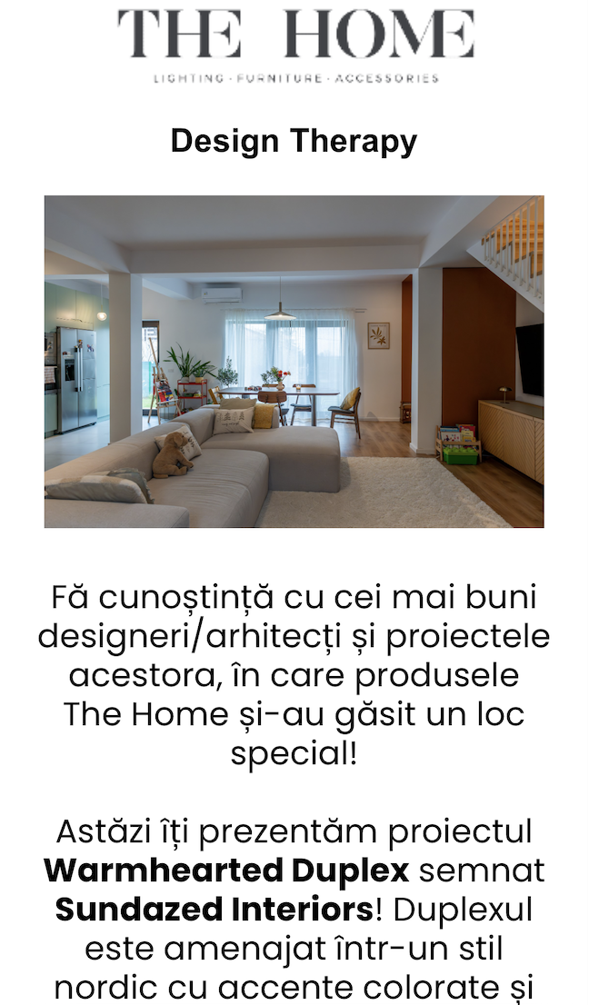 THE HOME - Newsletter