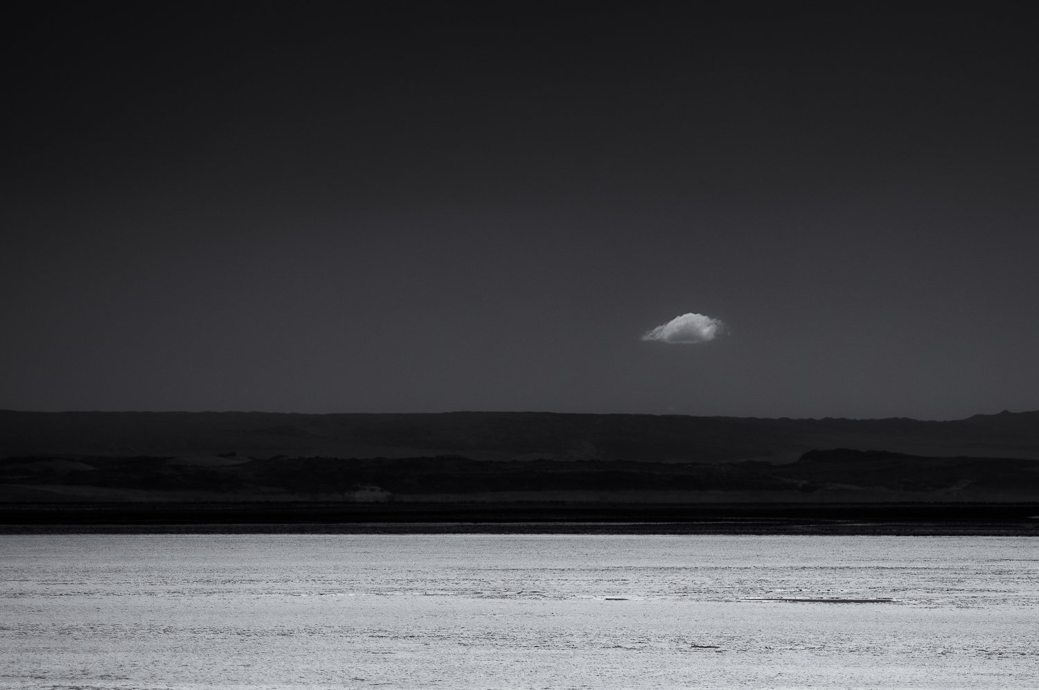 cloud in the desert