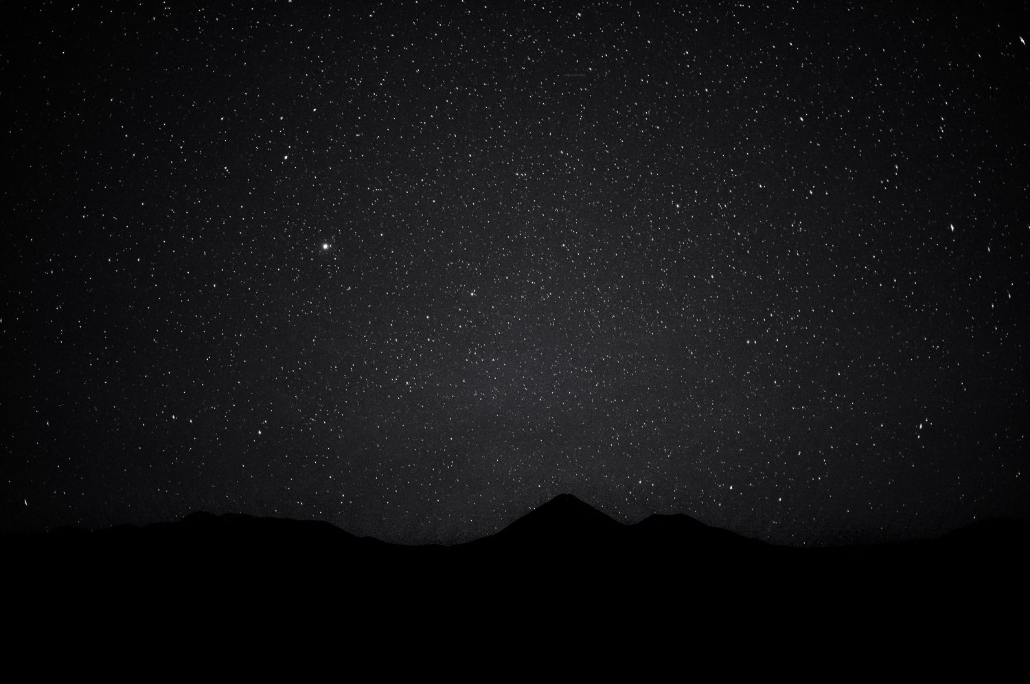 stars over Mt. Lincancabur (5,916 m)