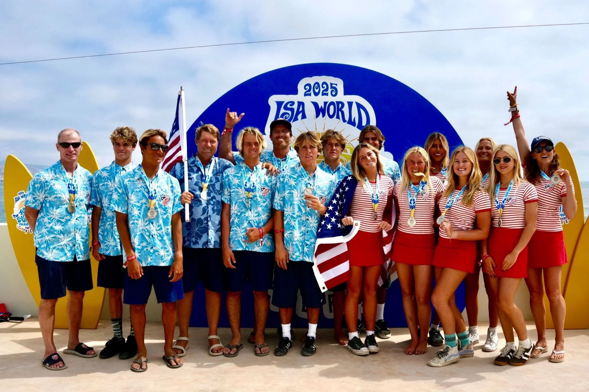 Team USA Silver Medal at ISA World Junior Surfing Championships Peru 2025