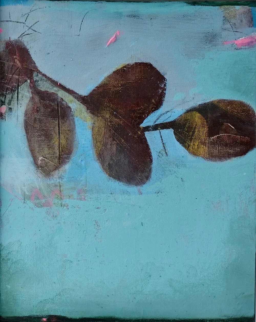 Cortinus 25 x 20 cm Acrylic and mixed media on canvas board (SOLD) 