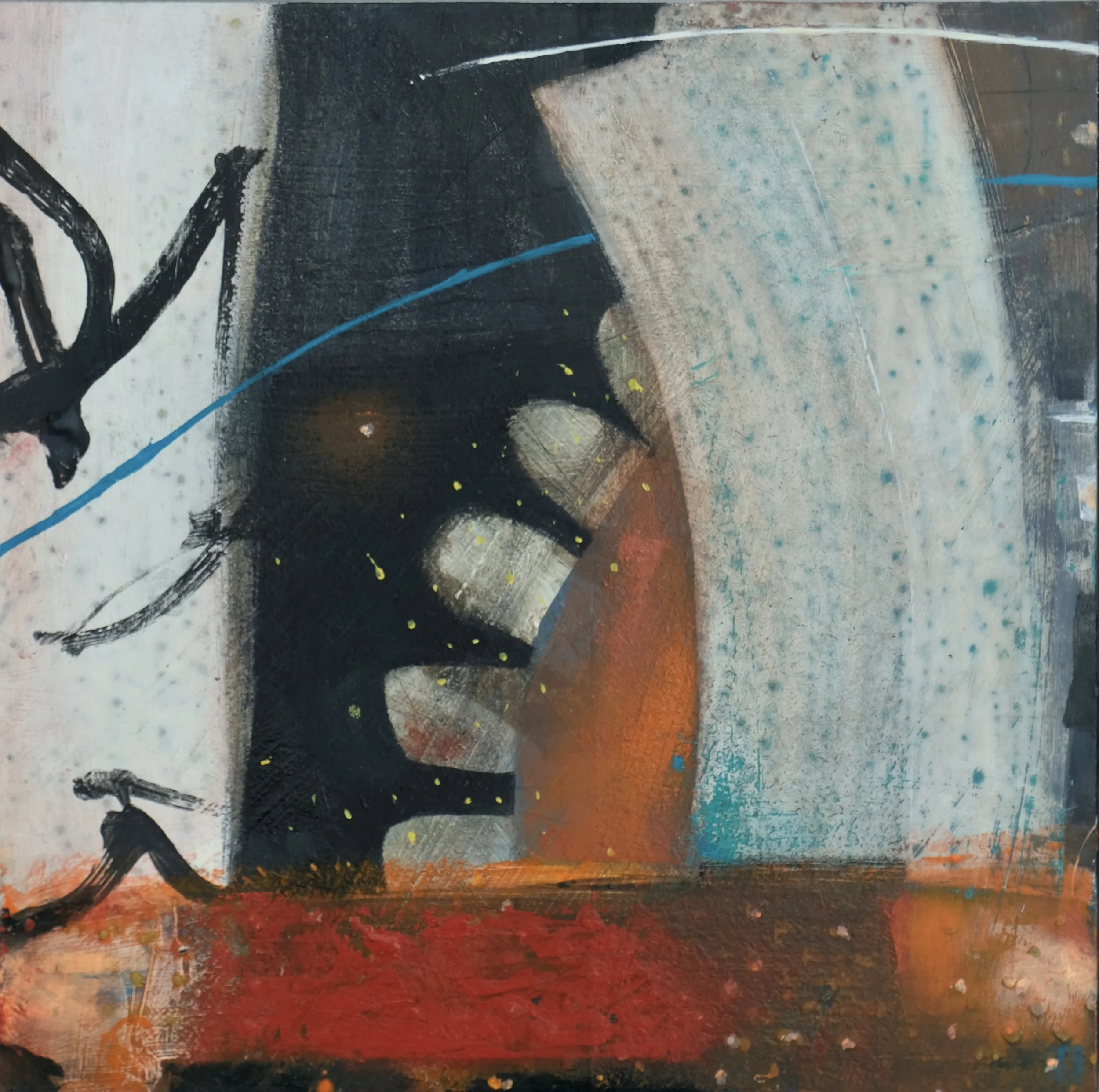 Afterglow 20 x 20cm acrylic on board 