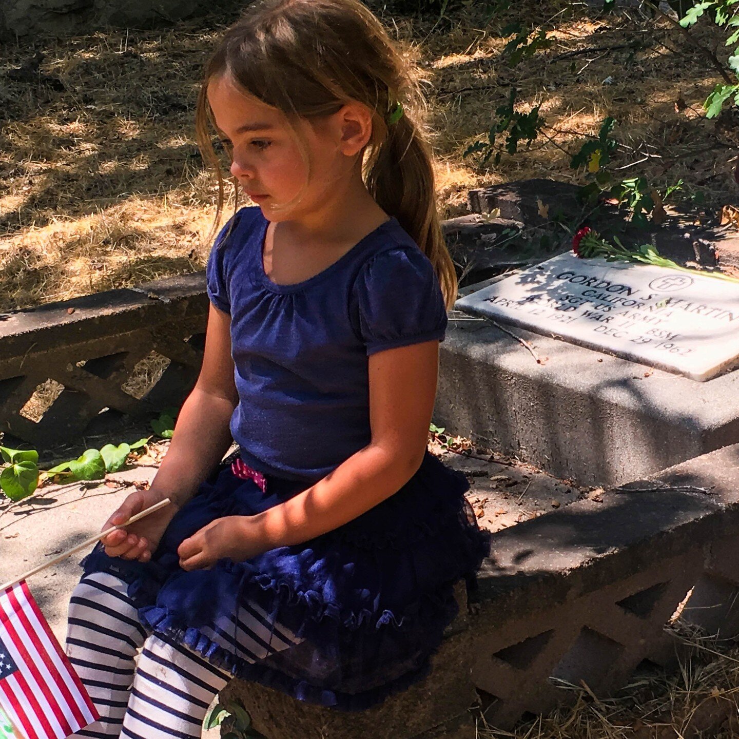 On Memorial Day, we pay tribute to the families who have paid the ultimate price, and our hearts swell with gratitude for the valiant men and women who have died serving our country. I would like to share these photos from years ago when my girls wer