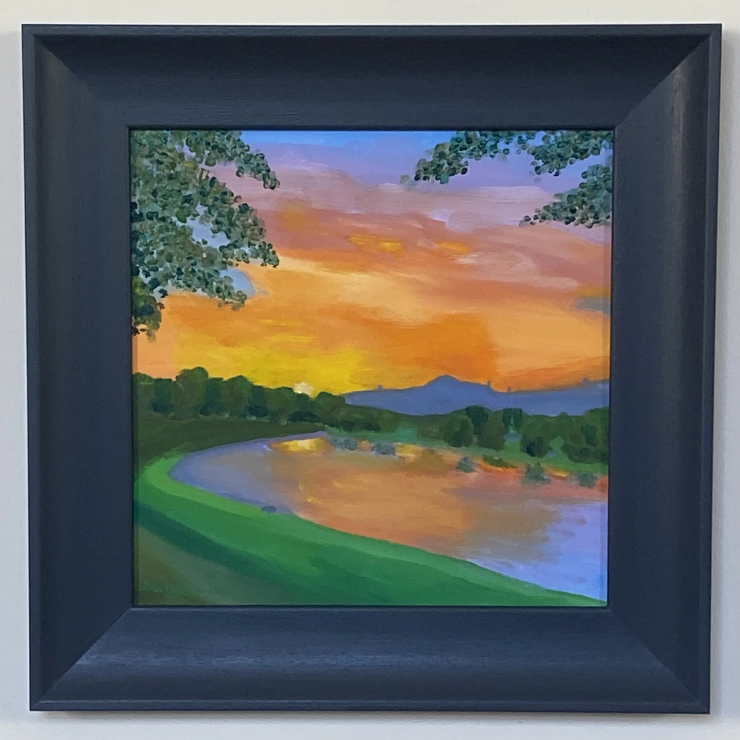 Inverleith Park, Edinburgh | Oil on board | 35x35cm | Sold