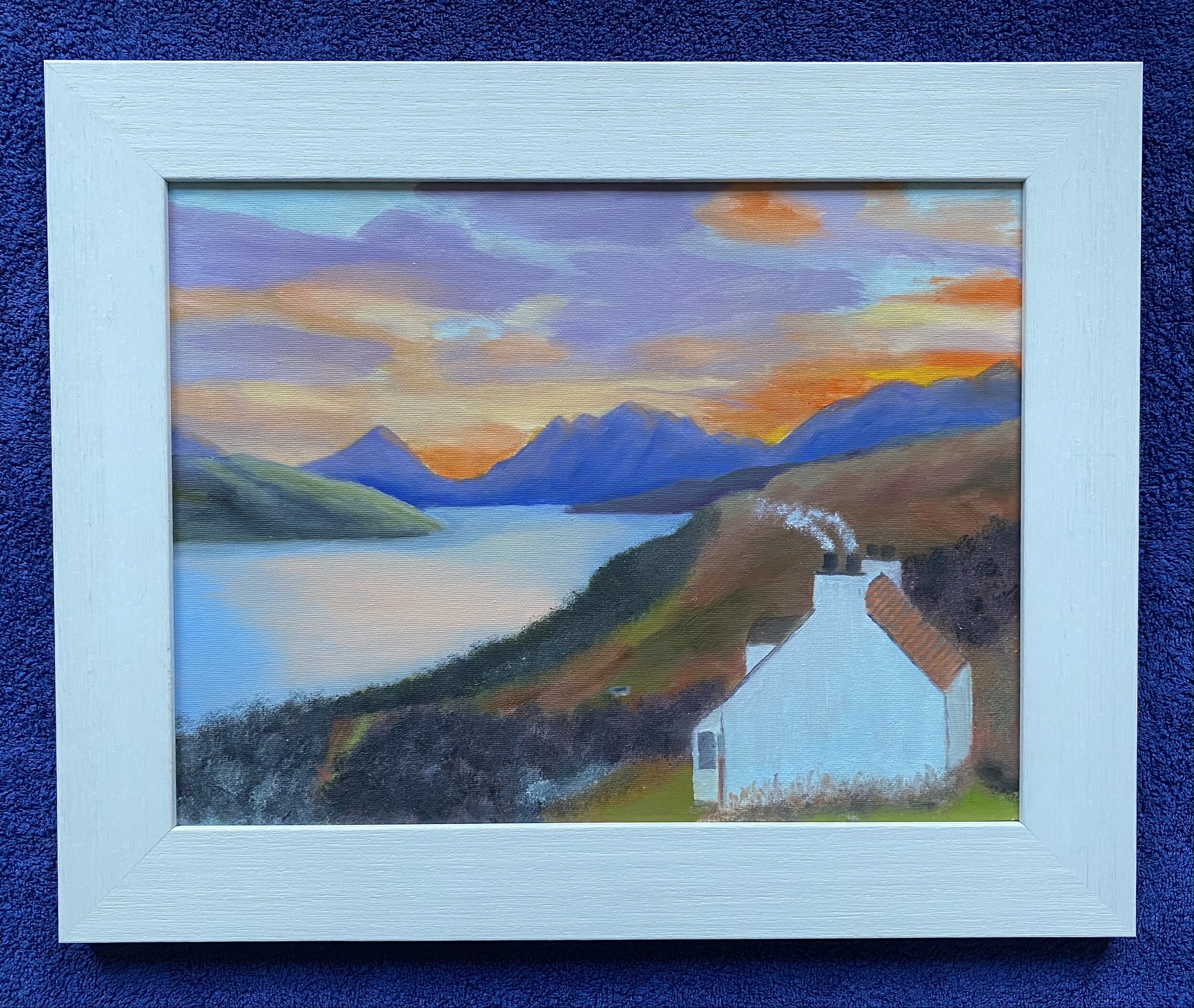 Skye from South Fearns, Raasay | 46x36cm | For sale £400