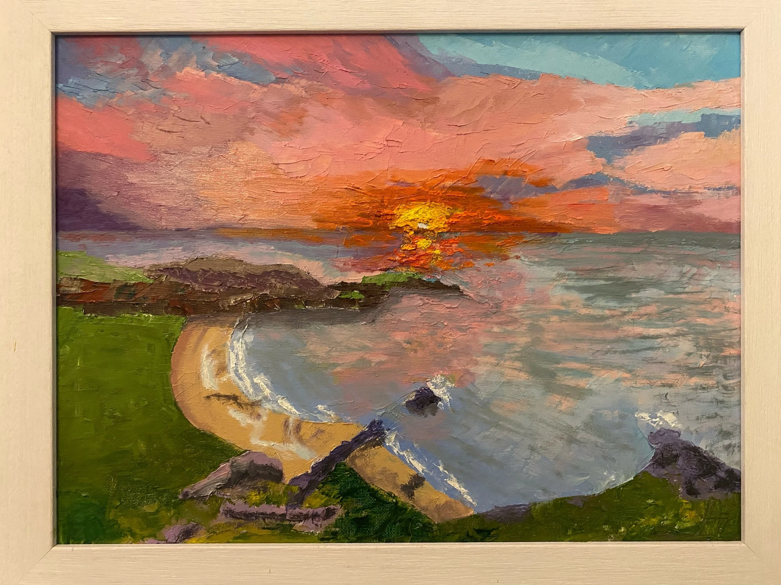  Kiloran Beach, Colonsay | Oil on canvas | 60x40cm (approx) | For sale £400