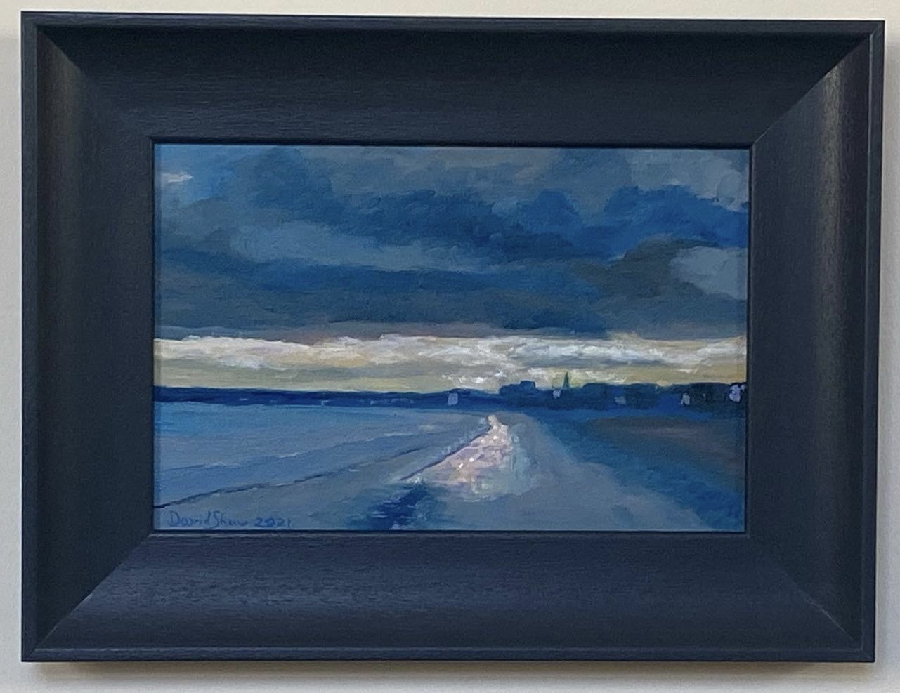 Portobello Beach (2) | Oil on canvas | 41x31cm framed | For sale £350