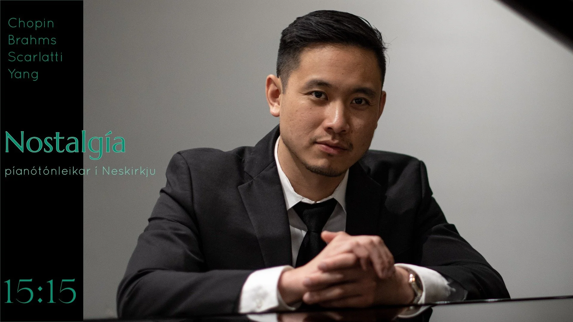 [ENG below]

Hinn margver&eth;launa&eth;i p&iacute;an&oacute;leikari Andrew J. Yang flytur einleiksefnisskr&aacute;na Nostalg&iacute;a &iacute; Neskirkju. &Iacute; &ouml;ndvegi eru angurbl&iacute;&eth; verk eftir tv&ouml; af h&ouml;fu&eth;t&oacute;ns