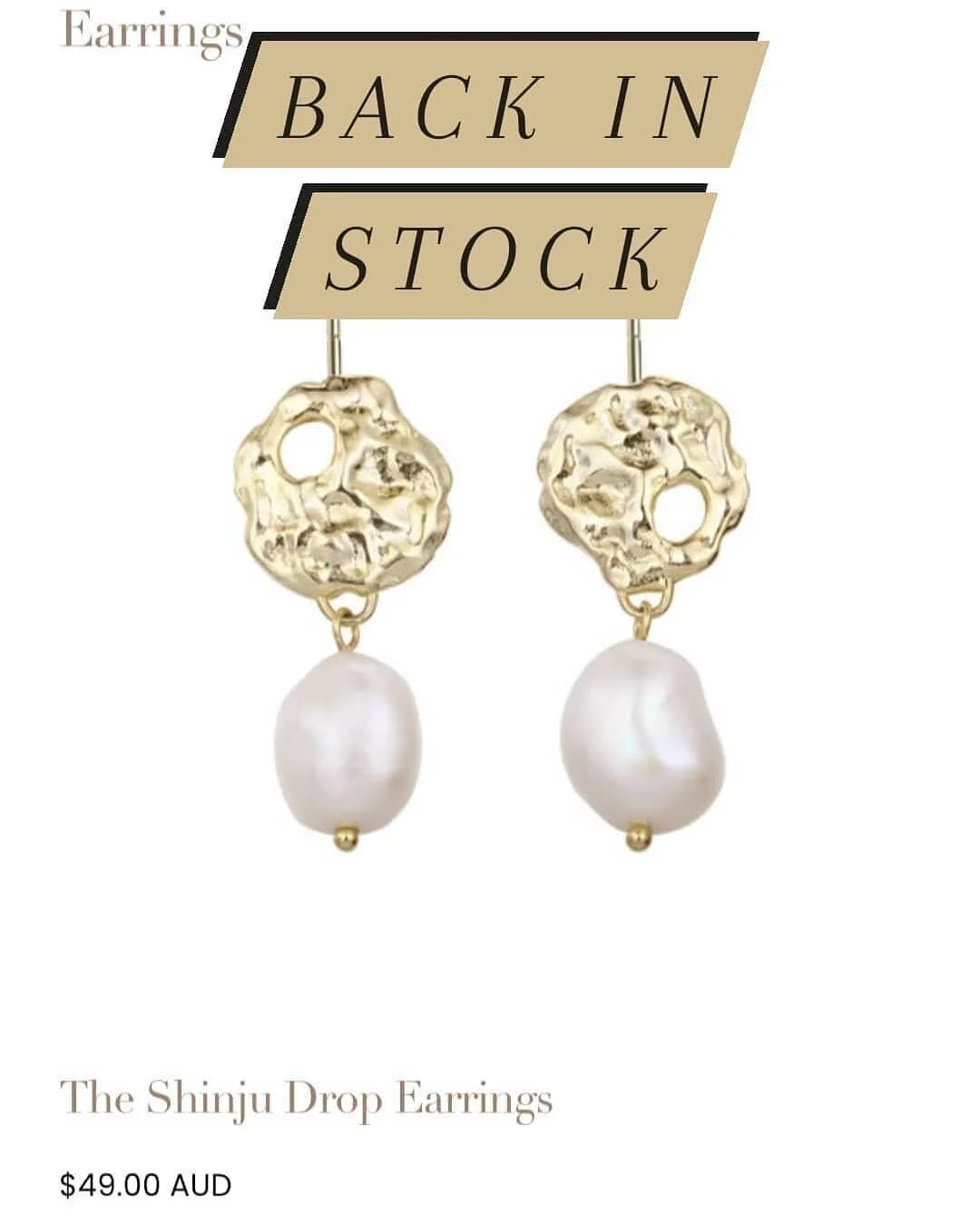 Our Shinju Drop Earrings are back in stock!!
Grab them before its too late!
.
.
.
.
.
.
#theaikocollection #jewellery #jewellerydesign #goldjewellery #fashionjewelry #fashion #fashionista #styleinspo #styleinspiration #earrings #shinju #smallbusiness