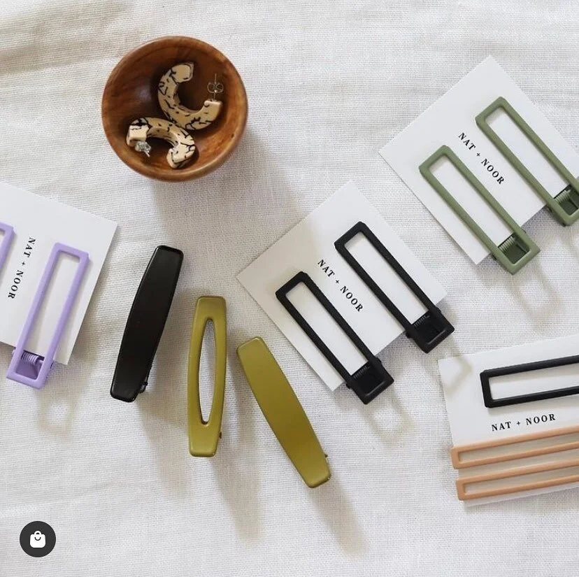 Jazz up those zoom calls ✨
Newest addition to the pageboy boutique, hair clips by @natandnoor. Theses are the cutest sets in the best color palette. 
$12-$18
In store only! .
.
.
.
.
#pageboypgh #boutique #hairaccessories #hairclips  #natandnoor #zoo