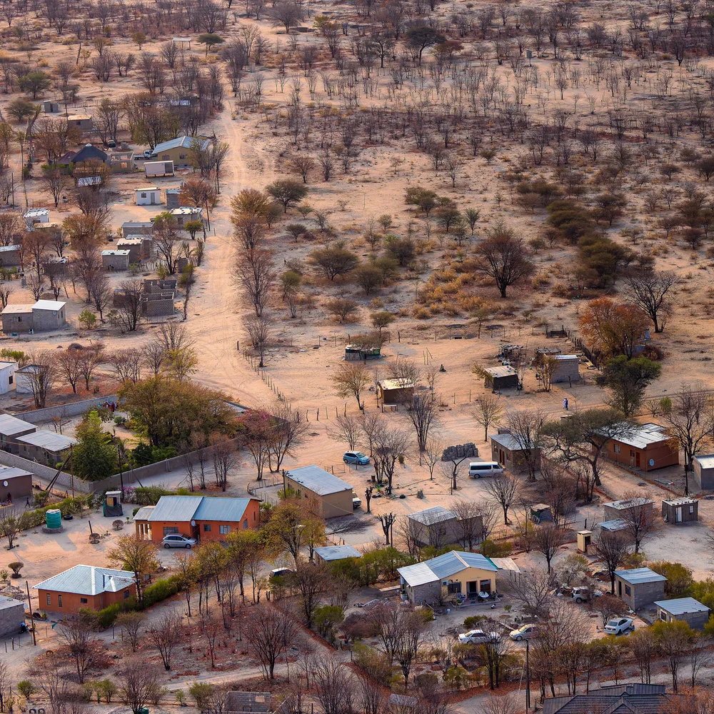 Tracks leading out of town