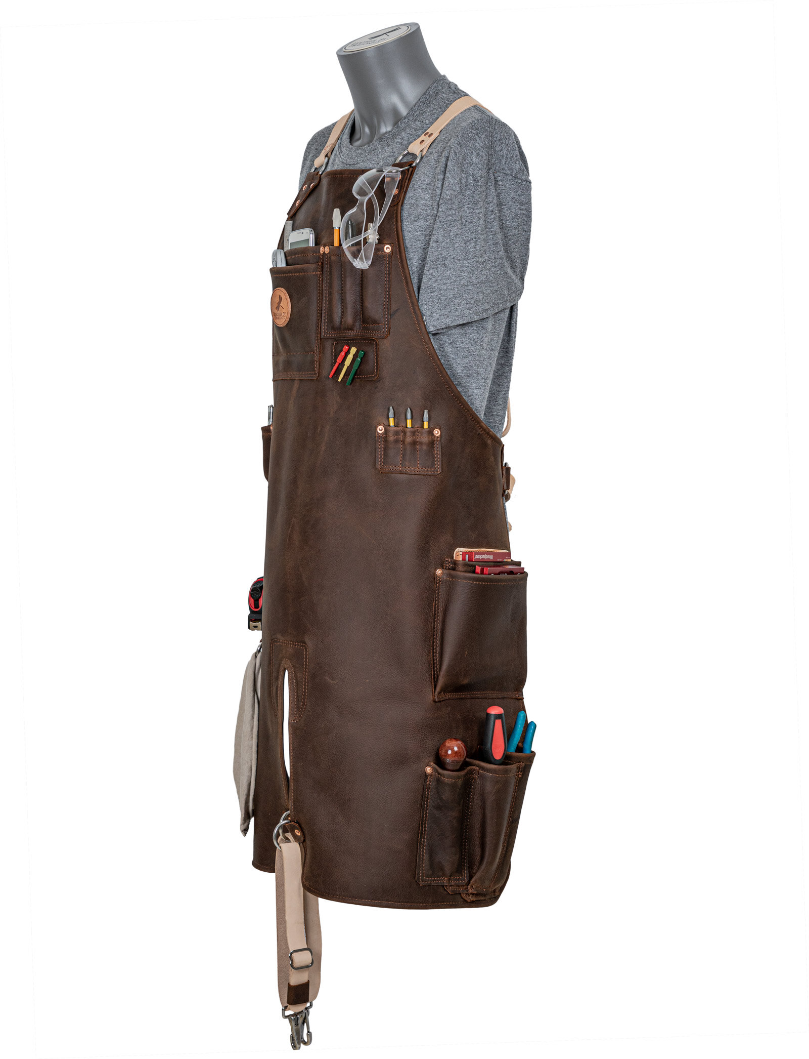 Metal Shop, Welding or Fabrication Leather Shop Apron — Leather Aprons for  woodworking, tattoo, salon, barista, luthier, gunsmith