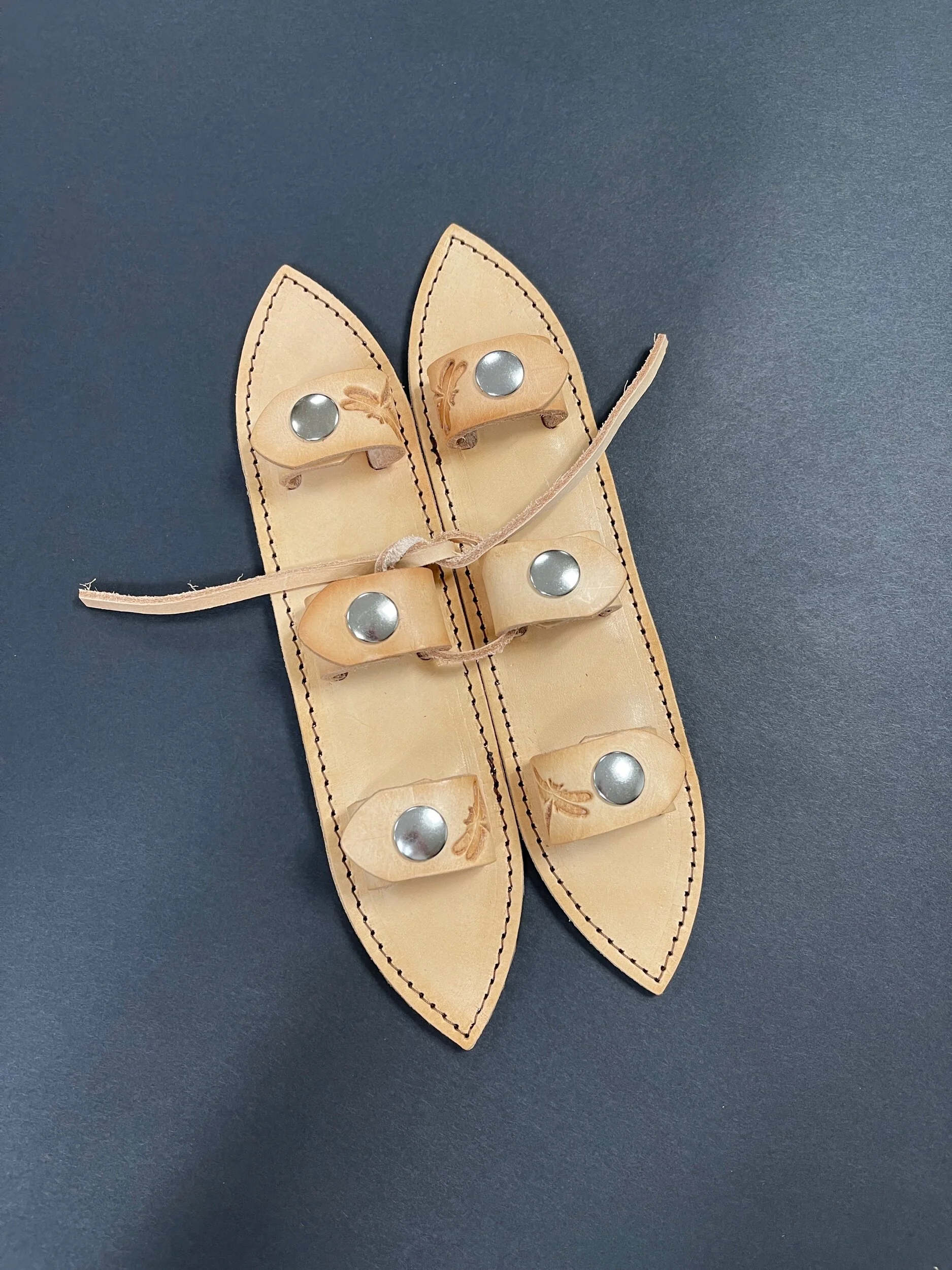 leather shoulder pads for apron
