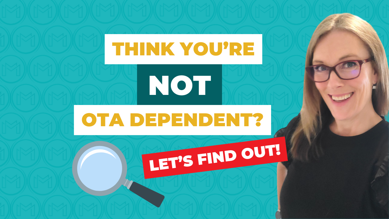 “I don’t rely on OTAs” - Let’s find out. 