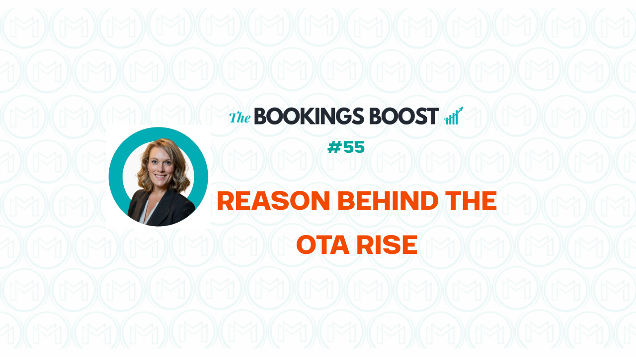 Why has the OTA share of bookings increased?