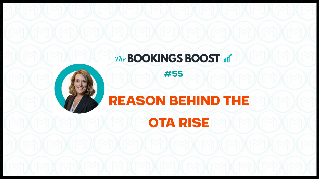 Why has the OTA share of bookings increased?