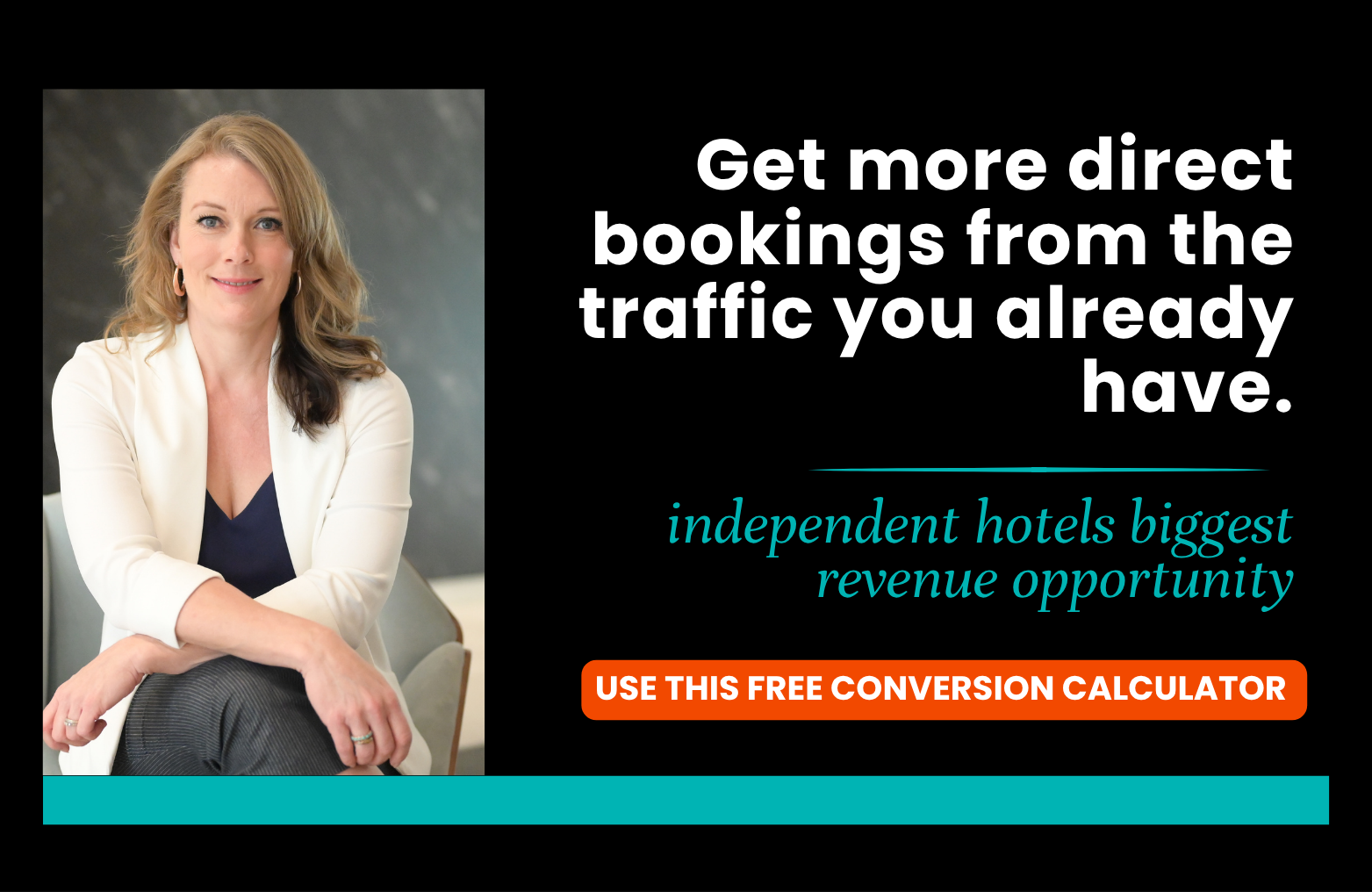 Get more direct bookings from the website traffic you already have. 