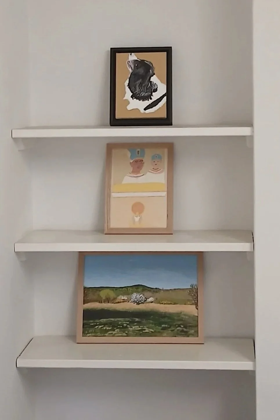 Framed paintings by Dominic Gordon Batchelor