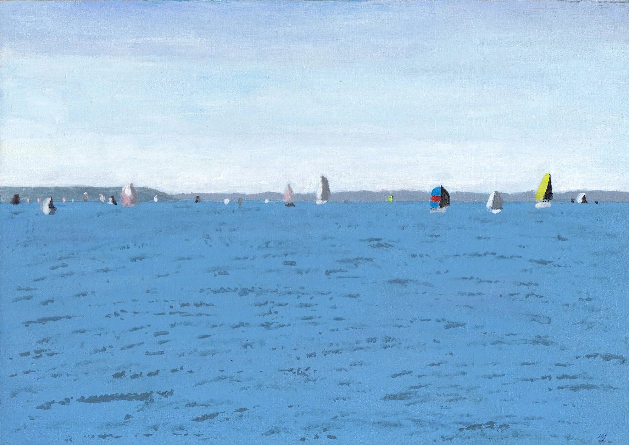 Sails Ahoy painting by Dominic Batchelor