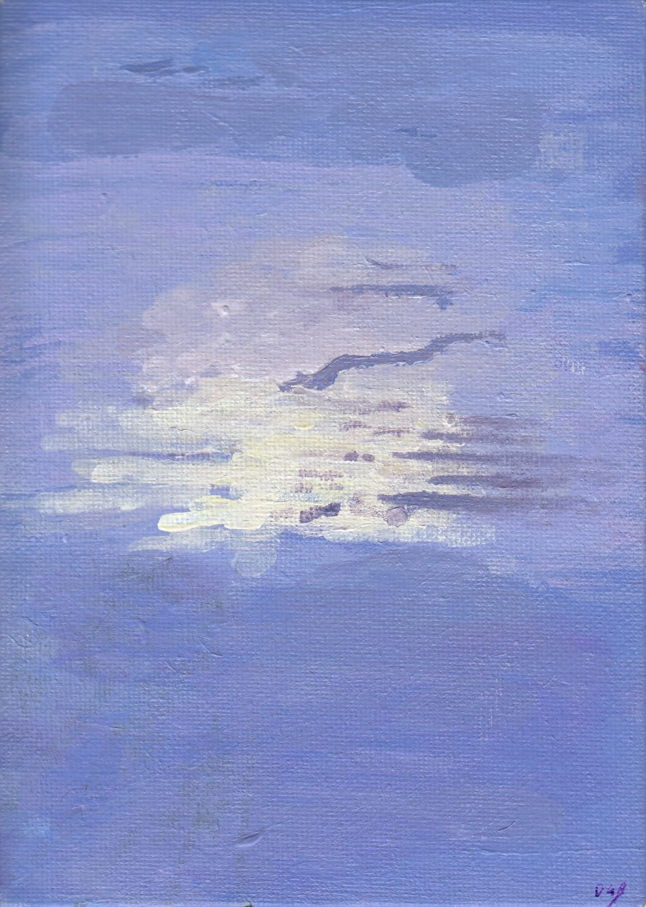 Late Summer Moon by Dominic Gordon Batchelor