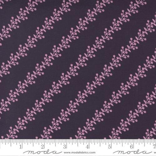 Moda Wild Meadow By Sweetfire Berry Bramble Stripe Prune 43137-17