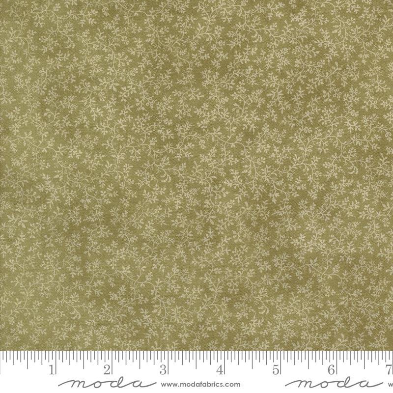 Moda 3 Sisters Favorites Vintage Linens Meadow Greens Poetic Vines Rosemary 44363-40