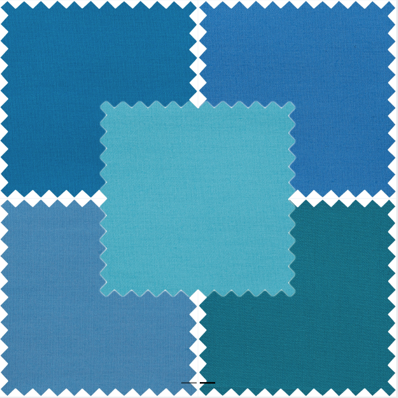 5 Fat Quarters Seaside Solids GTC160