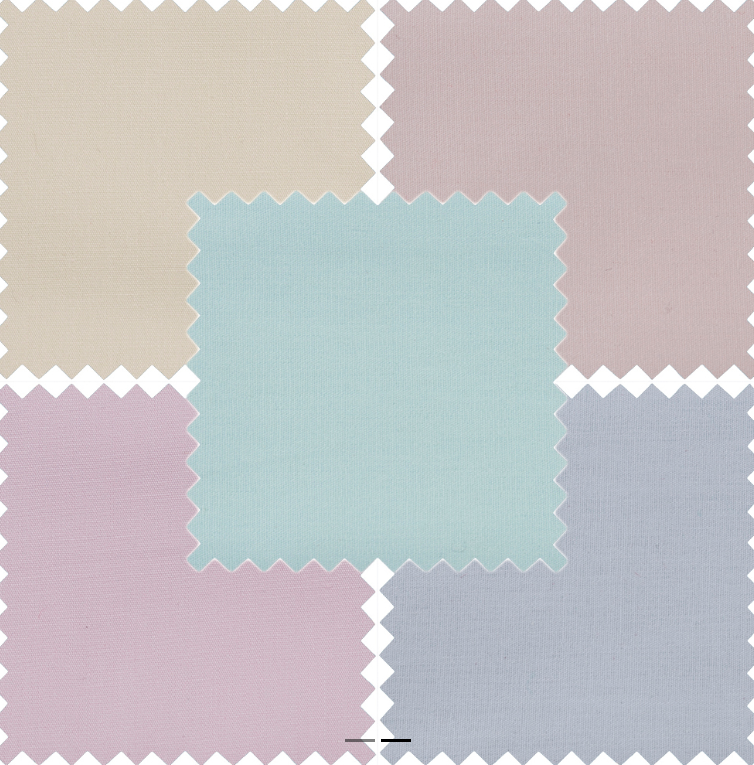 5 Fat Quarters Pastel Solids GTC159