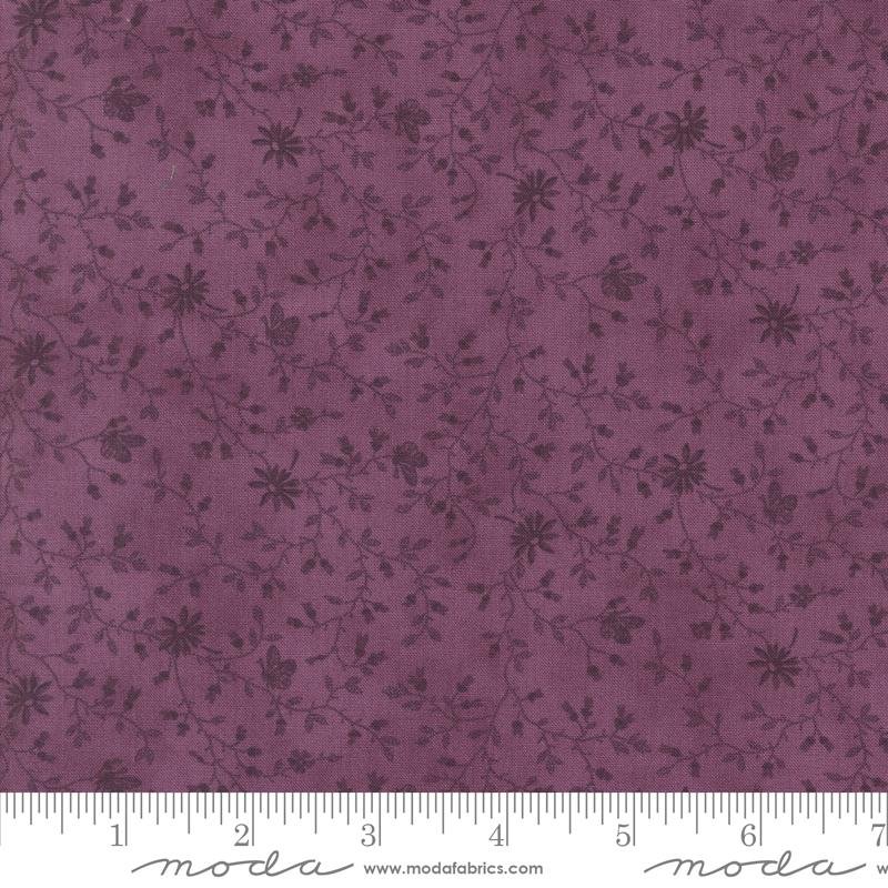 Moda 3 Sisters Favorites Vintage Linens Lavender Fields Papillion Butterfly Pansy 44361-29