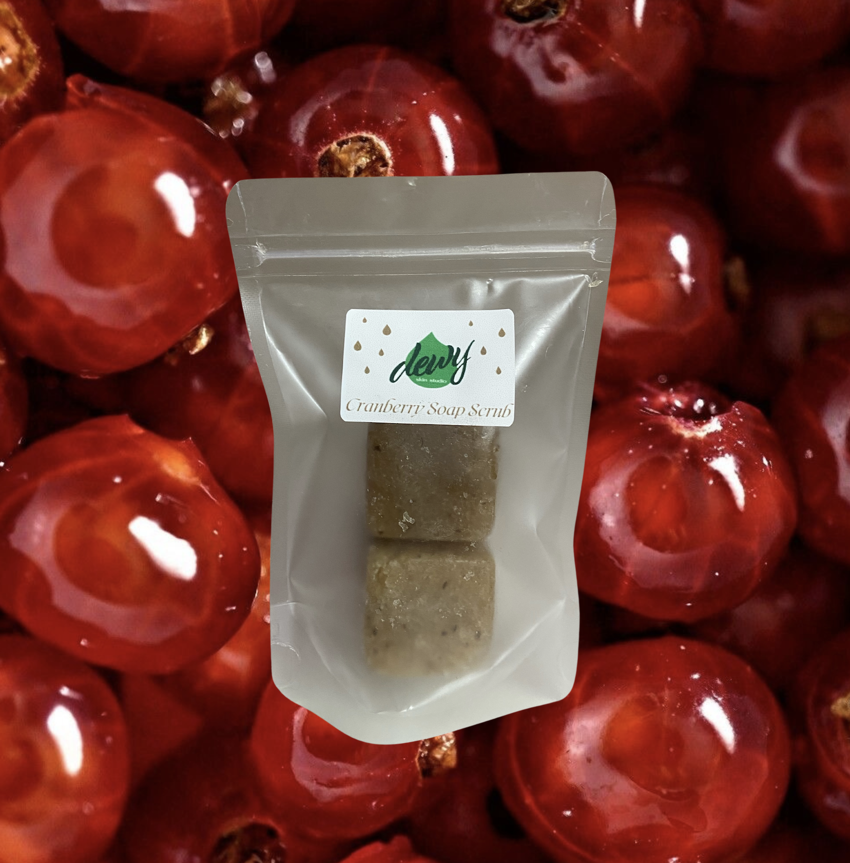 Cranberry Soap Scrub