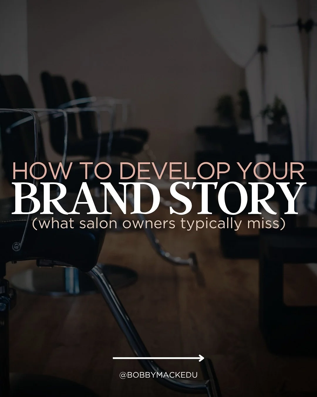 I know what it&rsquo;s like to feel that you&rsquo;re pouring everything into this salon, and it&rsquo;s like it&rsquo;s not enough.

But doing it all alone? That&rsquo;s just not necessary. We all could use an outside perspective. 

And the truth is