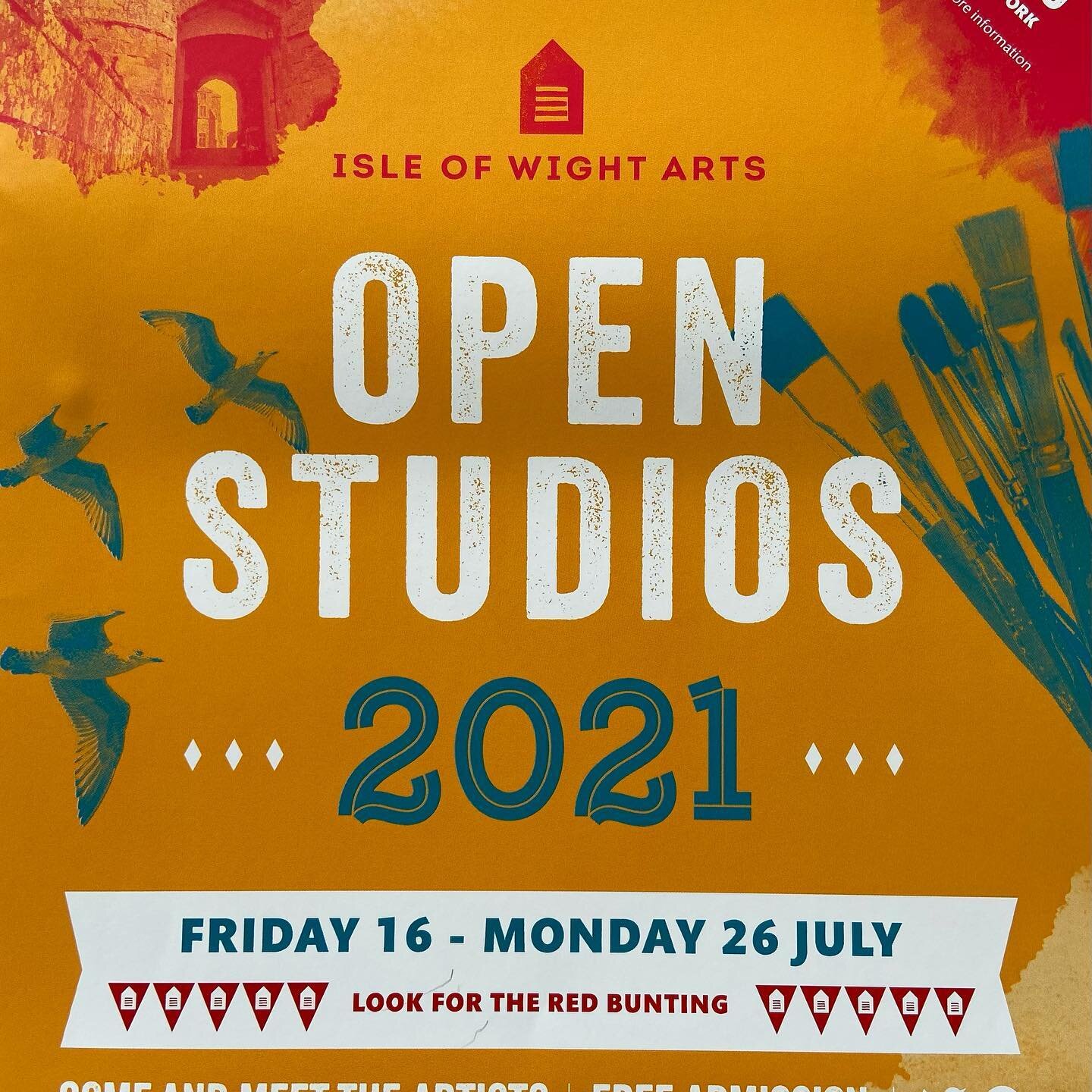 Hi Everyone,
This is the week of the Artists Open Studios on the Island.  I would love to see you all, so why not pop in and say hello and see some art, C x❤️🙏❤️