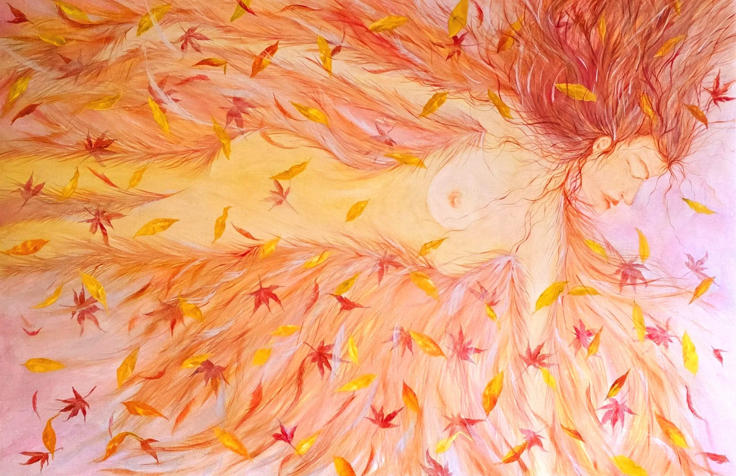 Maybe I will be taken by the wind.