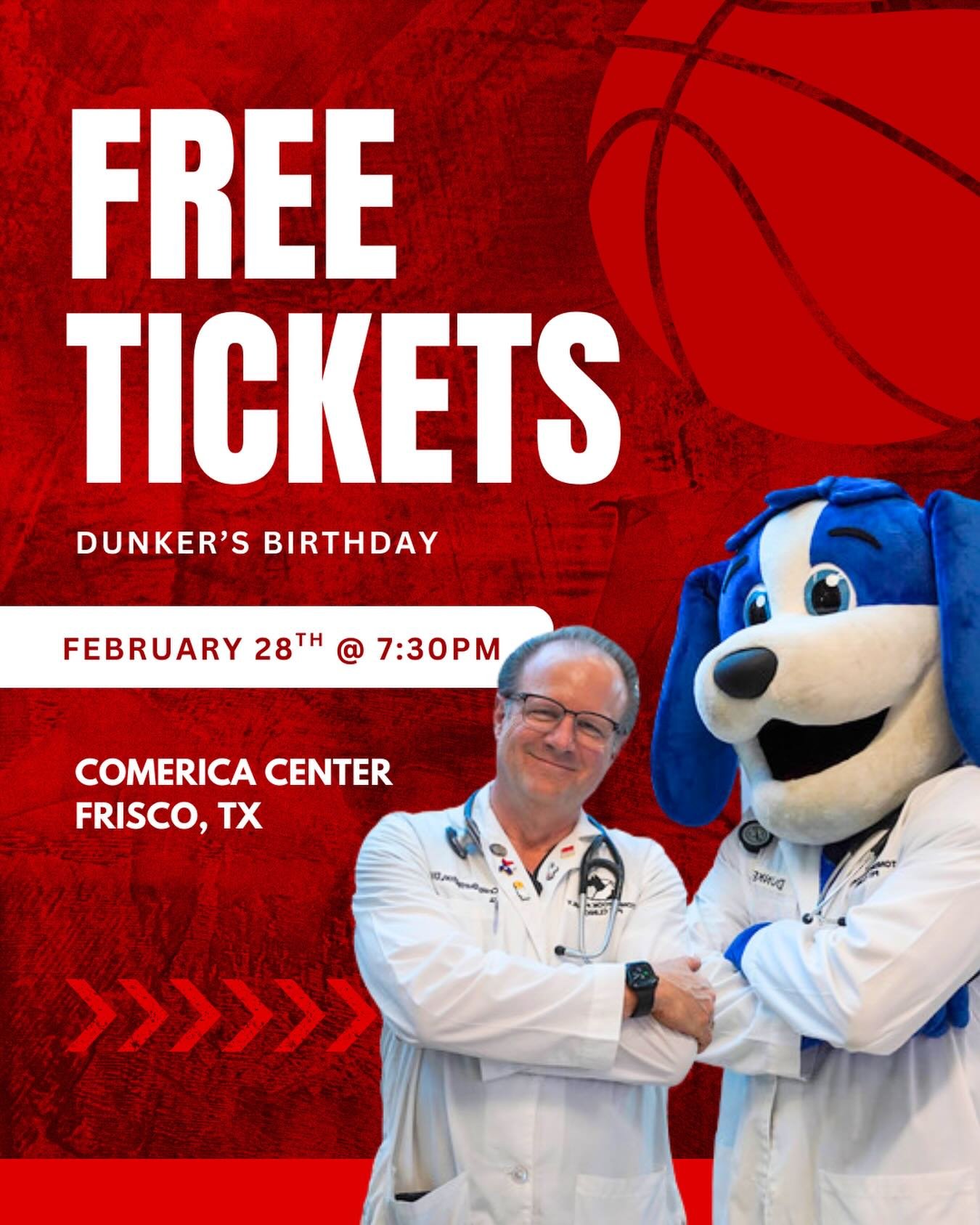 Come hang out with Dunker &amp; his friends this Saturday, February 28 at 7:30 PM 🏀🎉 Link in bio!
