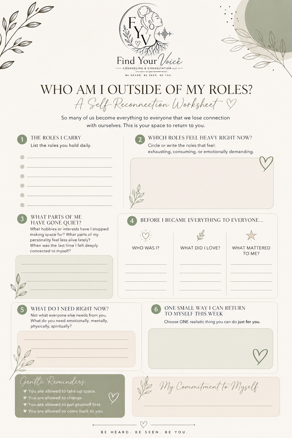 Who am I Outside My Roles