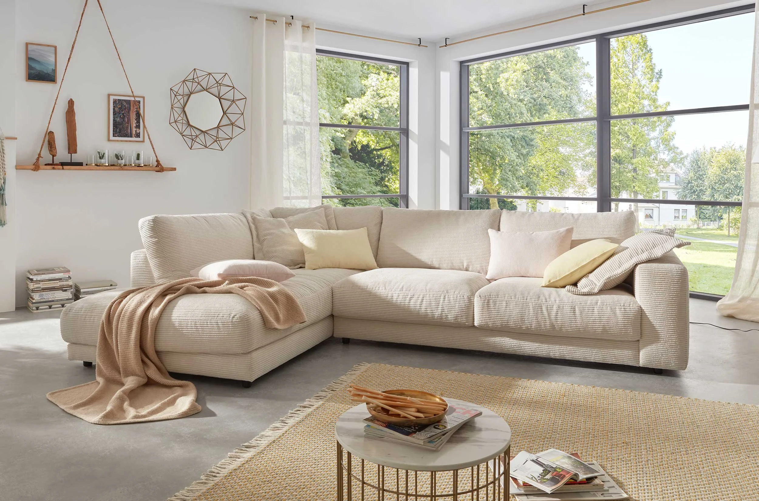 Eckgruppe HAVANNA - 2er mit Eckelement + 1 Sitzer mit Abschlussteil, ab € 2.792,-