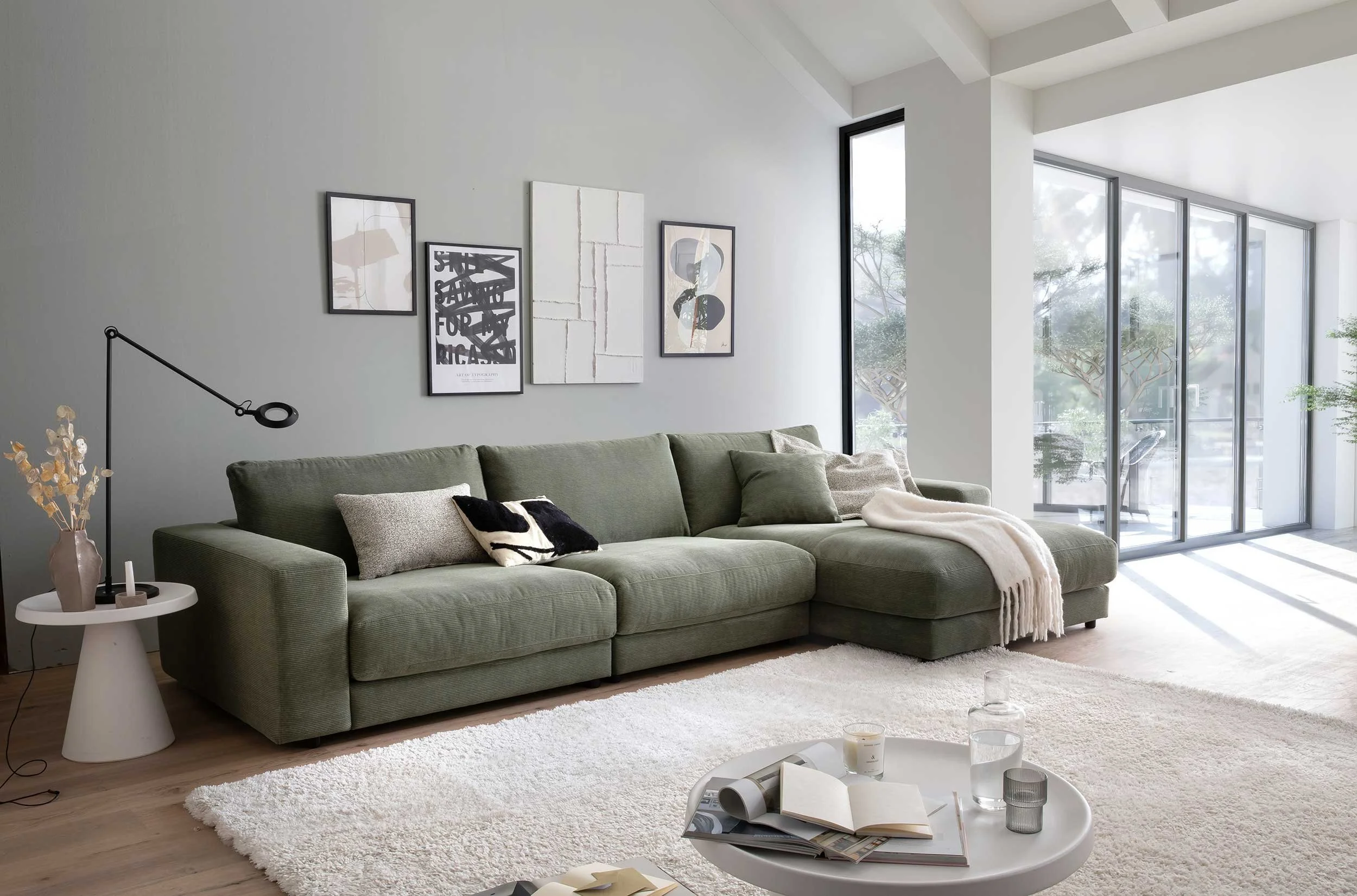 Eckgruppe HAVANNA - 2er + Longchair, 
ab € 2.498,-