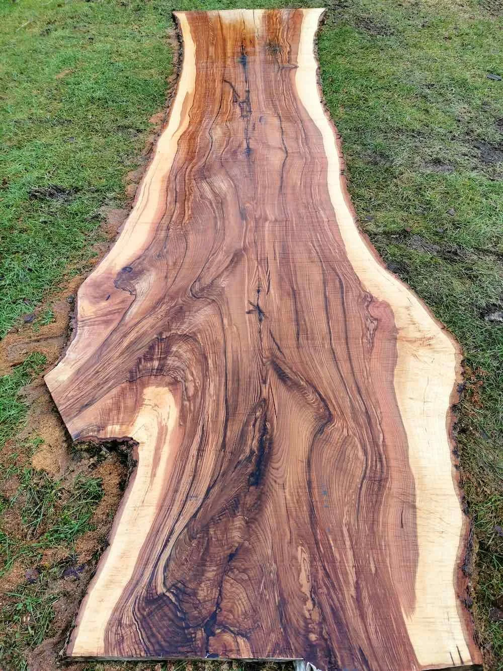 Återbruk, bordsskiva. Slottskogen produkter.