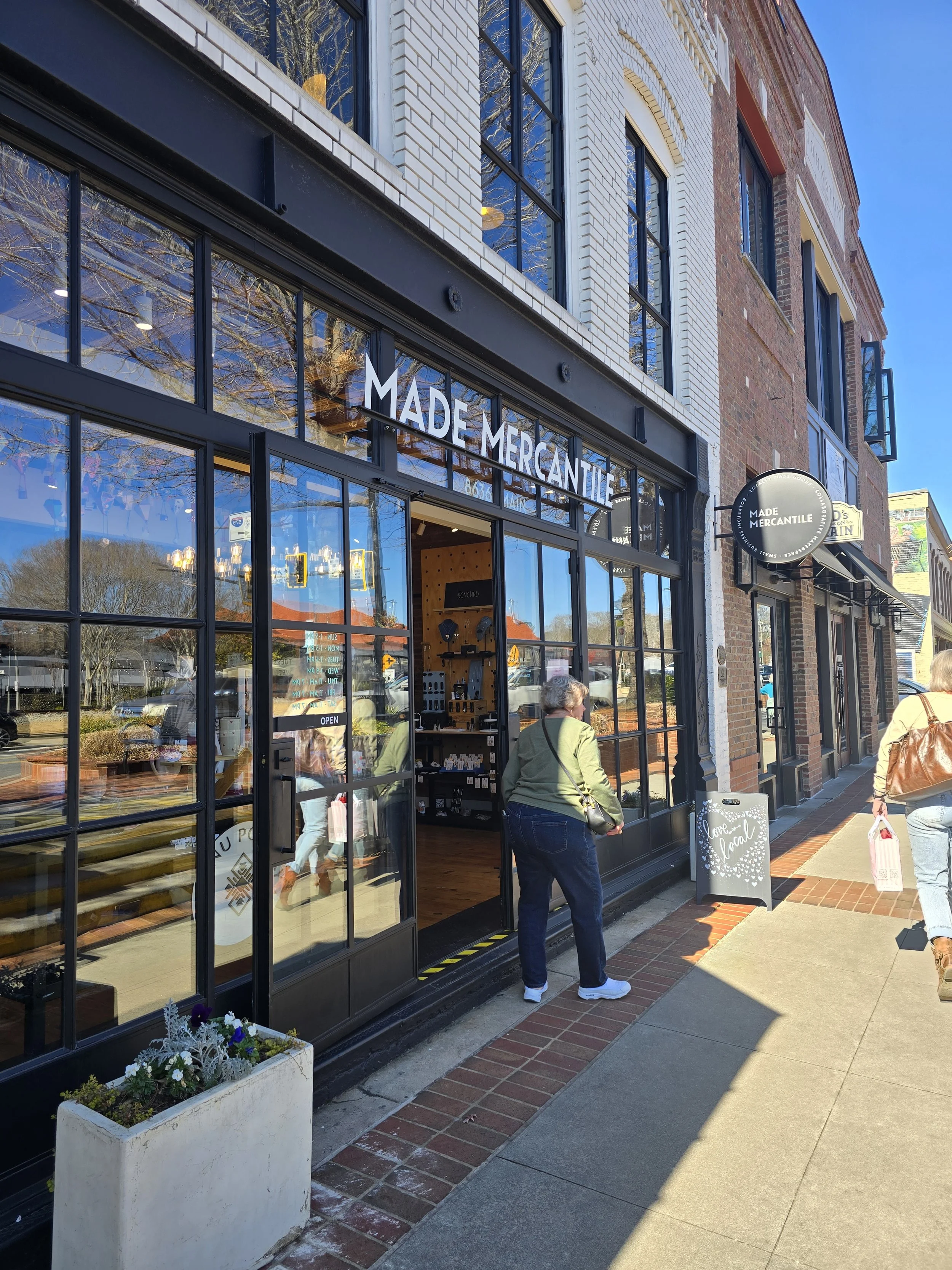 made mercantile maker space edie weintraub terra alma woodstock ga